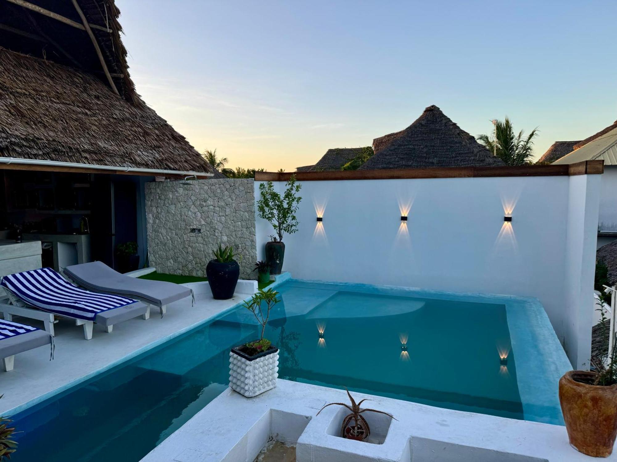 Majestic Zanzibar Penthouse One Of A Kind Properties With Private Rooftop Pool Tv Wifi Aircon And 90M From The Famous Paje Beach Paje